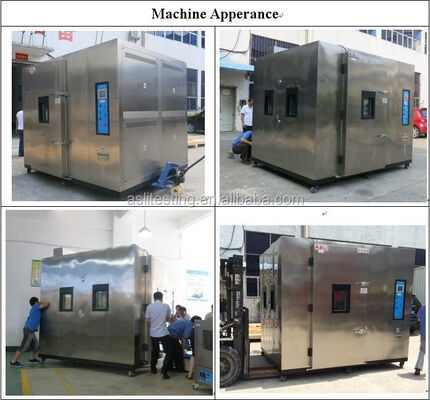 Brand-in testoven in de stabiliteitskamer