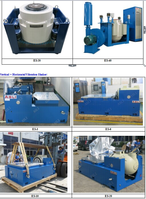 Mil-std-810F de sinus van de elektrodynamica hoge frequentie en willekeurige de schudbekerlijst van de schoktrilling 3